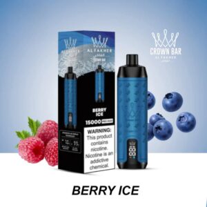 Berry Ice By Al Fakher Crown Bar Pro Max 15K Puffs Disposable Pod