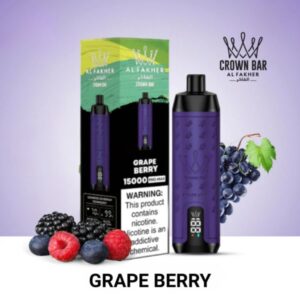 Grape Berry By Al Fakher Crown Bar Pro Max 15K Puffs Disposable Pod