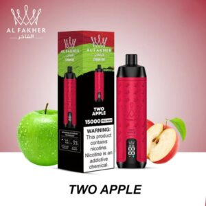 Two Apple By Al Fakher Crown Bar Pro Max 15K Puffs Disposable Pod